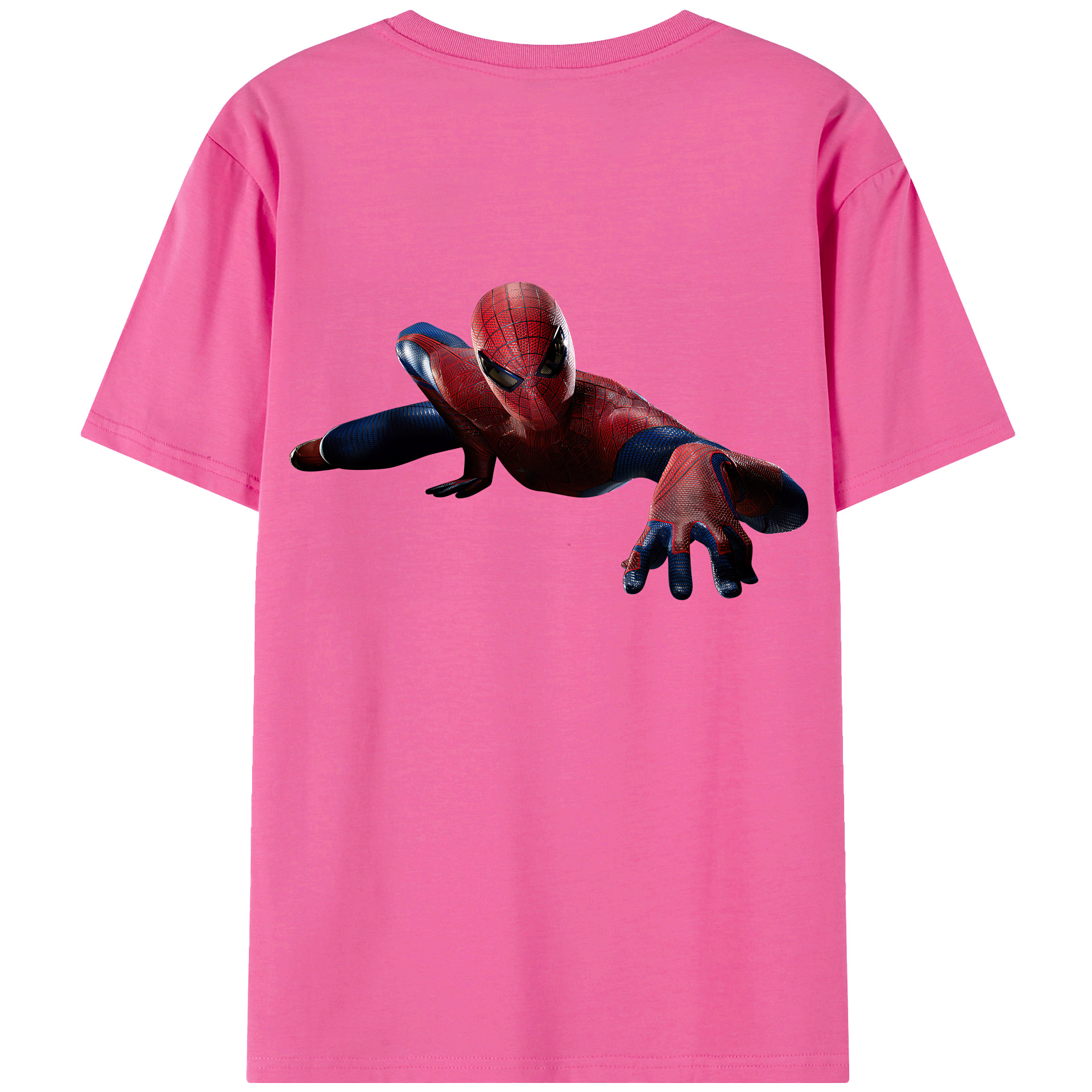 （画像用） Spider Man スパイダーマン レディース半袖Tシャツ(バックプリント)
